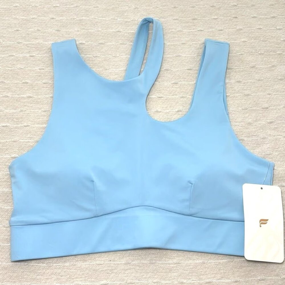 NWT Fabletics Callie Medium Impact Sports Bra BLUE  Size 1X/16-18